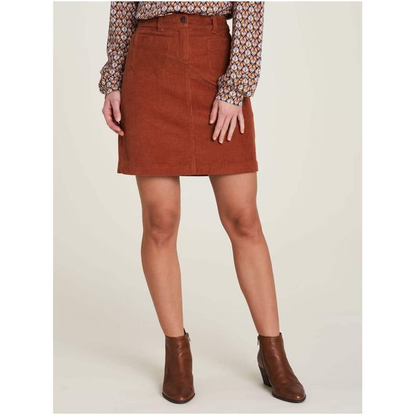 Tranquillo Brown Corduroy Skirt Tranquillo - Women