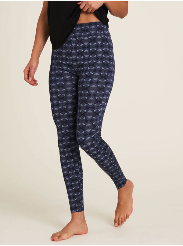 Tranquillo Dark Blue Patterned Tranquillo Women's Leggings - Women