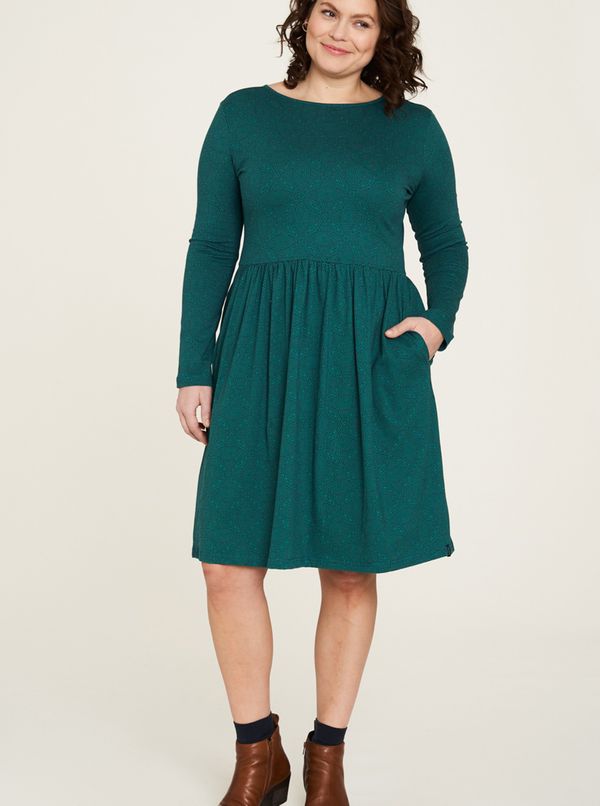 Tranquillo Green patterned dress with pockets Tranquillo - Women