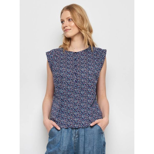 Tranquillo Red-blue patterned blouse Tranquillo Lamin - Women