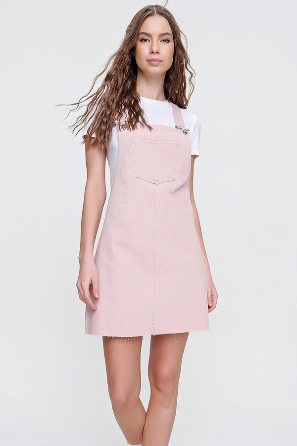 Trend Alaçatı Stili Trend Alaçatı Stili Dress - Pink - A-line