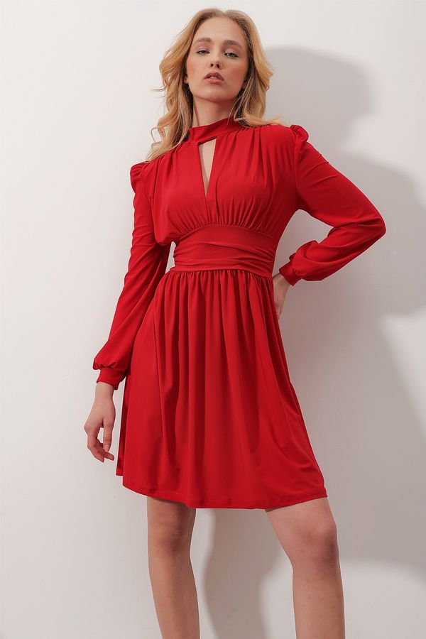 Trend Alaçatı Stili Trend Alaçatı Stili Dress - Red - A-line