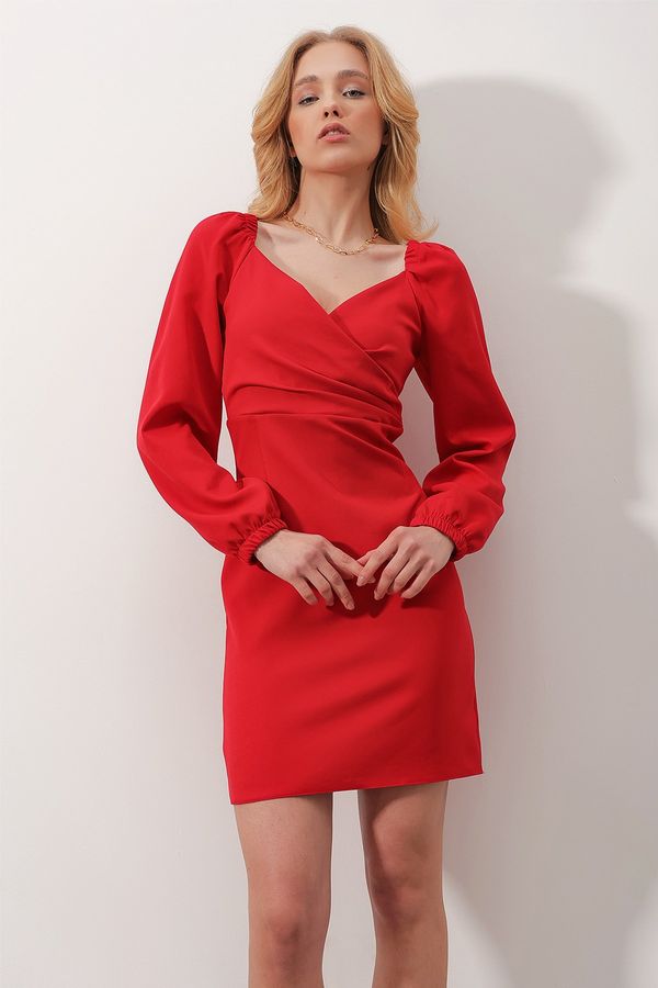 Trend Alaçatı Stili Trend Alaçatı Stili Dress - Red - Bodycon
