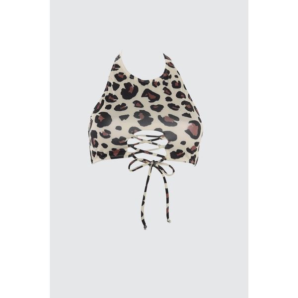 Trendyol Góra od bikini Trendyol Leopard Print