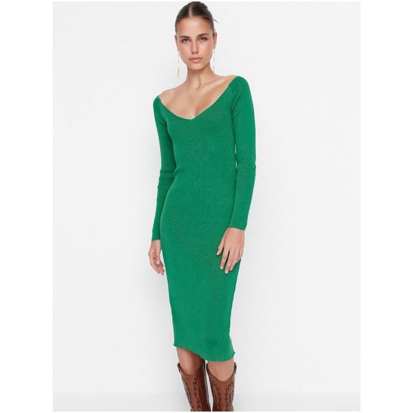 Trendyol Green Sheath Sweater Dress Trendyol - Women