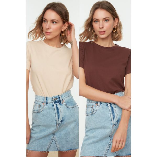 Trendyol Koszulka damska Trendyol 2 package