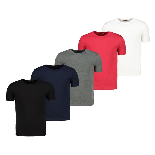 Trendyol Koszulka męska Trendyol Multi-Coloured 5P