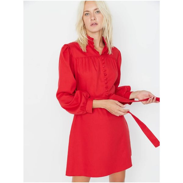 Trendyol Red Women's Shirt Dress Trendyol - Women