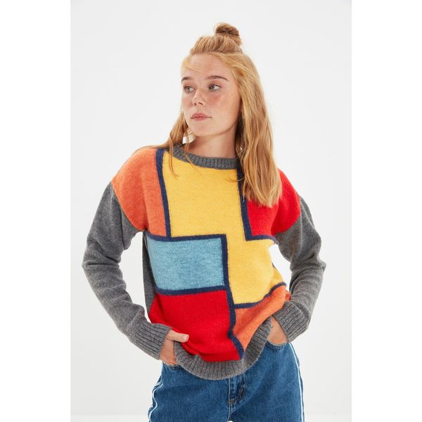 Trendyol Sweter damski Trendyol Color Block