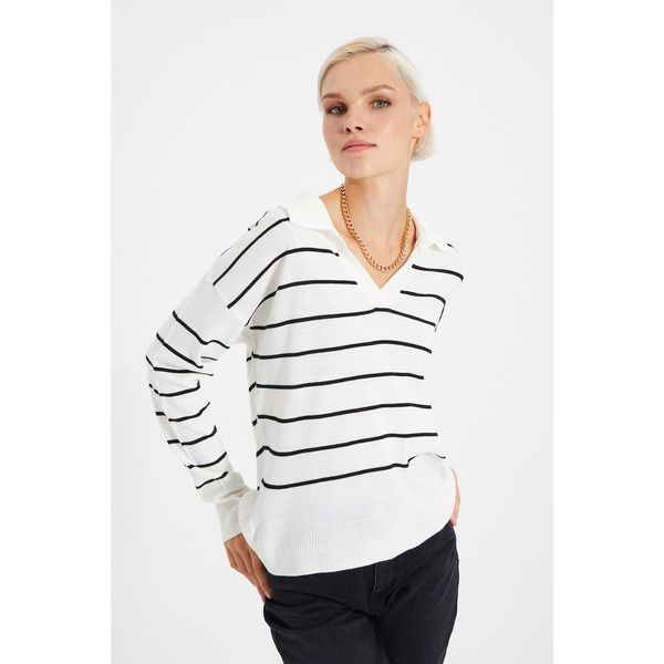 Trendyol Sweter damski Trendyol Polo Collar