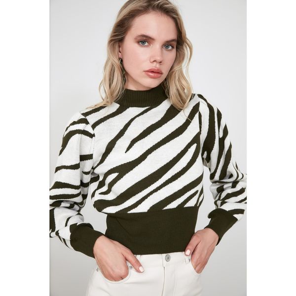 Trendyol Sweter damski Trendyol Zebra Patterned