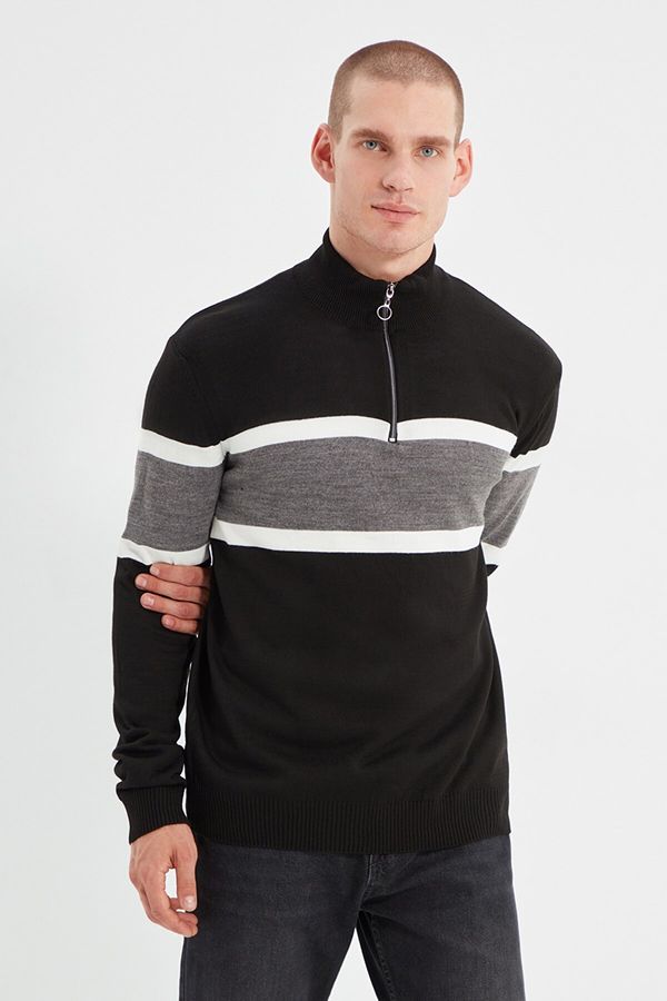 Trendyol Sweter męski Trendyol Zip-up