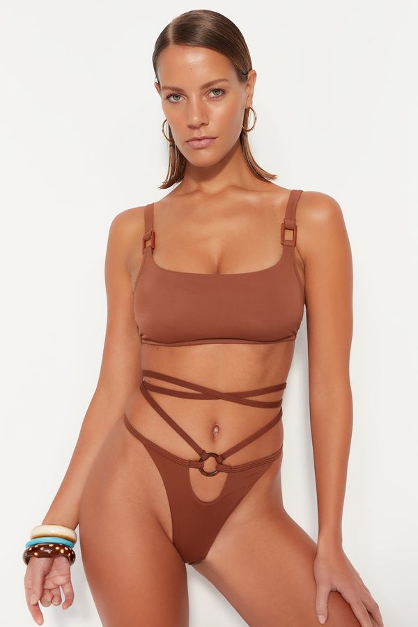 Trendyol Trendyol Bikini Bottom - Brown - Plain