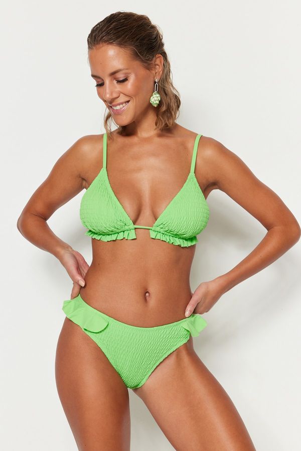 Trendyol Trendyol Bikini Bottom - Green - Plain