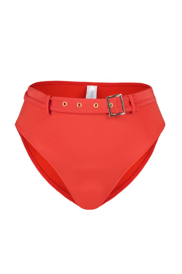 Trendyol Trendyol Bikini Bottom - Red - Plain