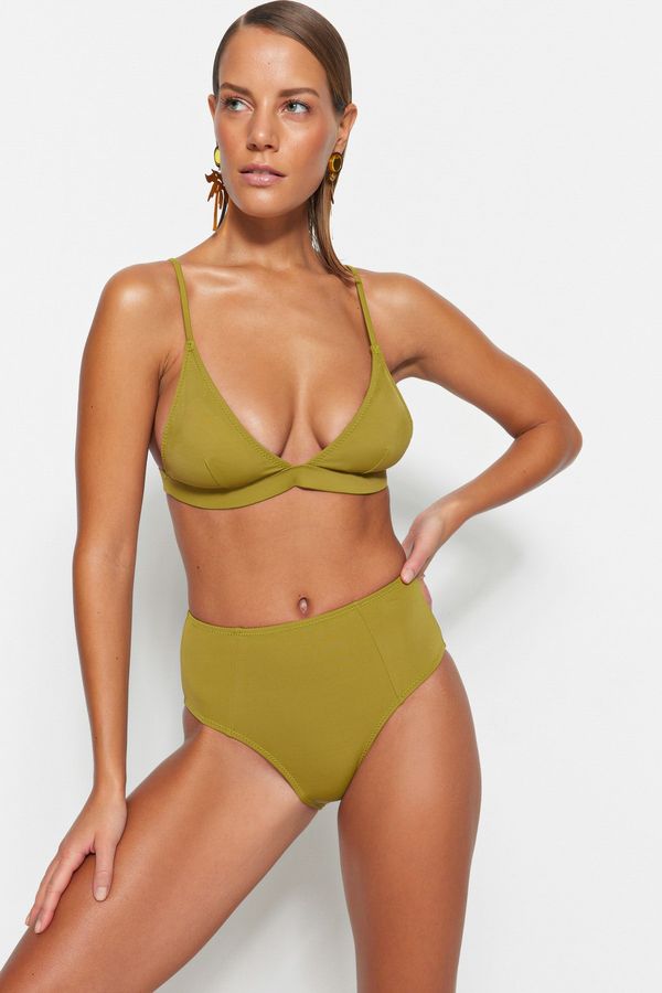 Trendyol Trendyol Bikini Set - Green - Plain