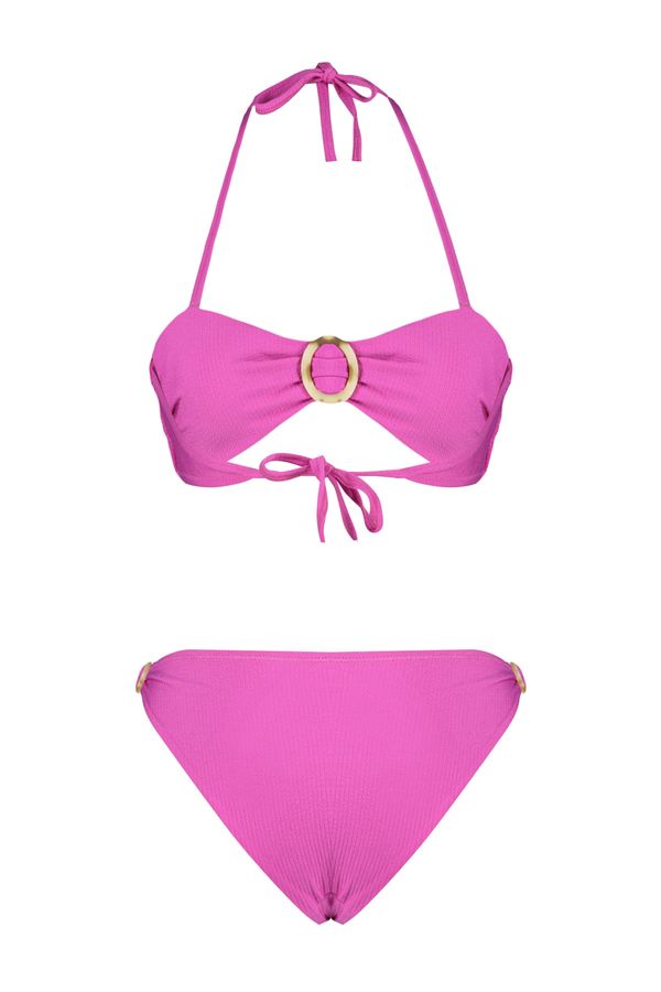 Trendyol Trendyol Bikini Set - Pink - Plain