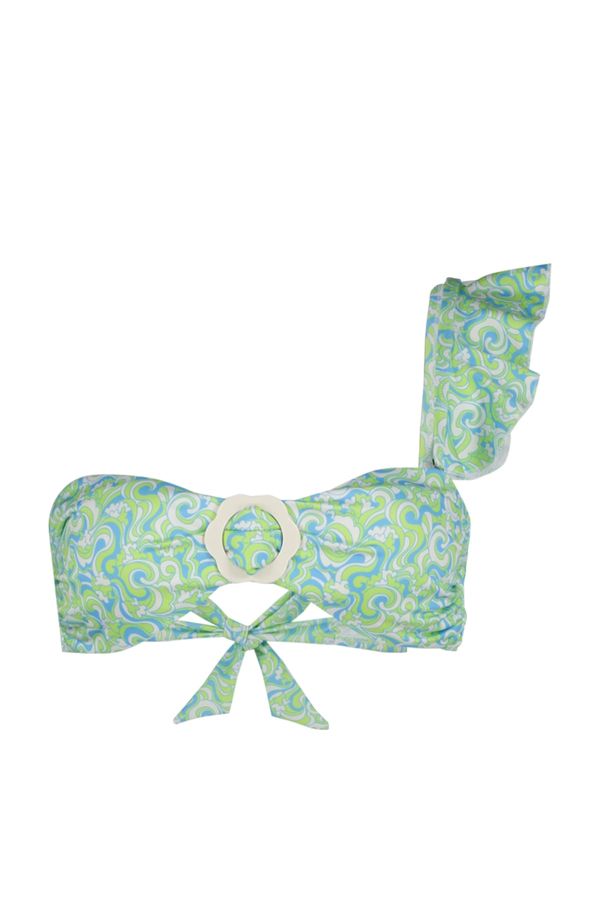 Trendyol Trendyol Bikini Top - Green - Floral