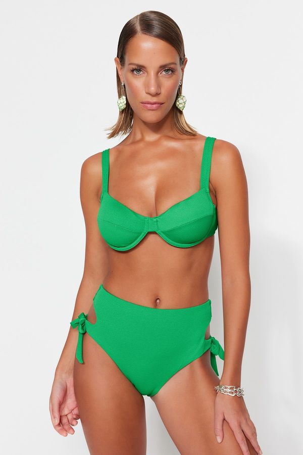 Trendyol Trendyol Bikini Top - Green - Plain