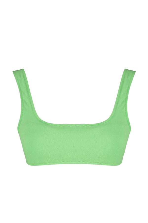 Trendyol Trendyol Bikini Top - Green - Textured