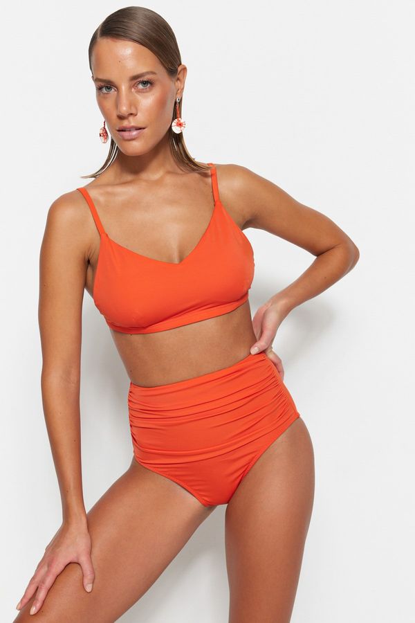 Trendyol Trendyol Bikini Top - Orange - Plain