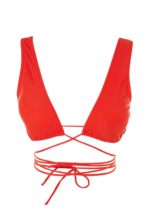 Trendyol Trendyol Bikini Top - Red - Plain