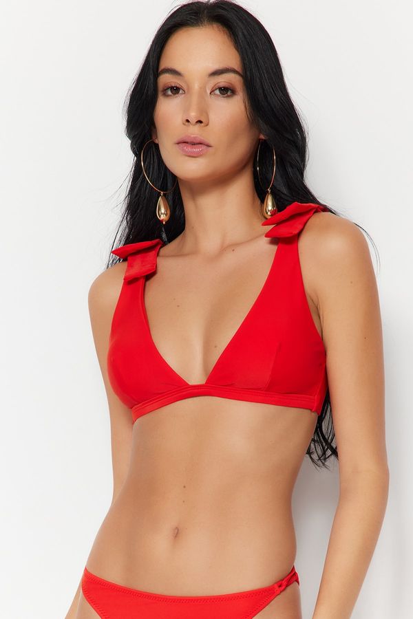 Trendyol Trendyol Bikini Top - Red - Plain