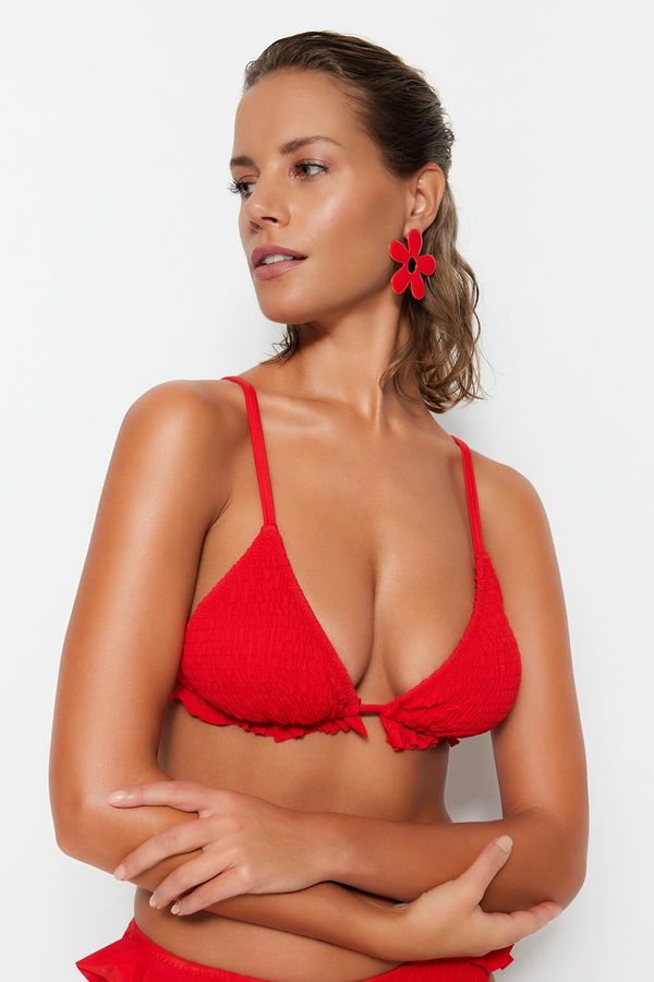 Trendyol Trendyol Bikini Top - Red - Plain