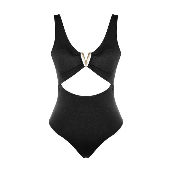 Trendyol Trendyol Black Accessory Detailed Swimsuit