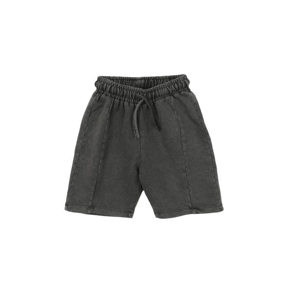 Trendyol Trendyol Black Acid Wash Basic Boy Knitted Shorts & Bermuda