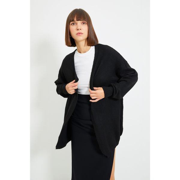 Trendyol Trendyol Black Belted Knitwear Cardigan