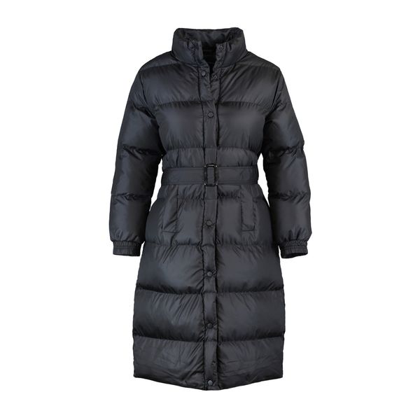 Trendyol Trendyol Black Belted Wide Cut Oversize Long Down Jacket