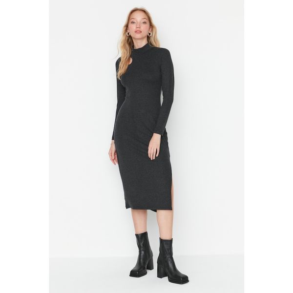 Trendyol Trendyol Black Bodycon Knitted Dress