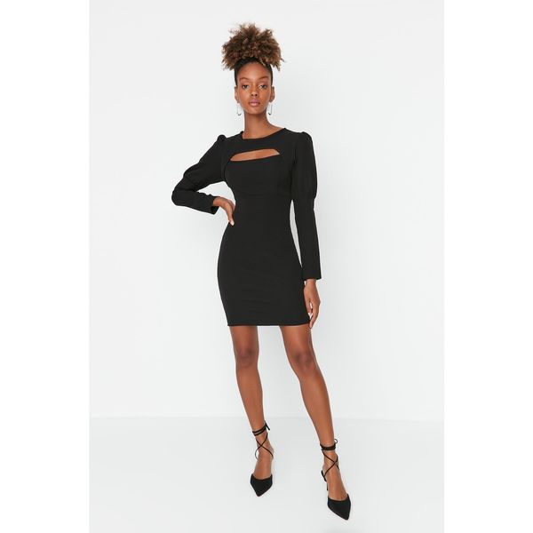 Trendyol Trendyol Black Cut Out Detailed Dress