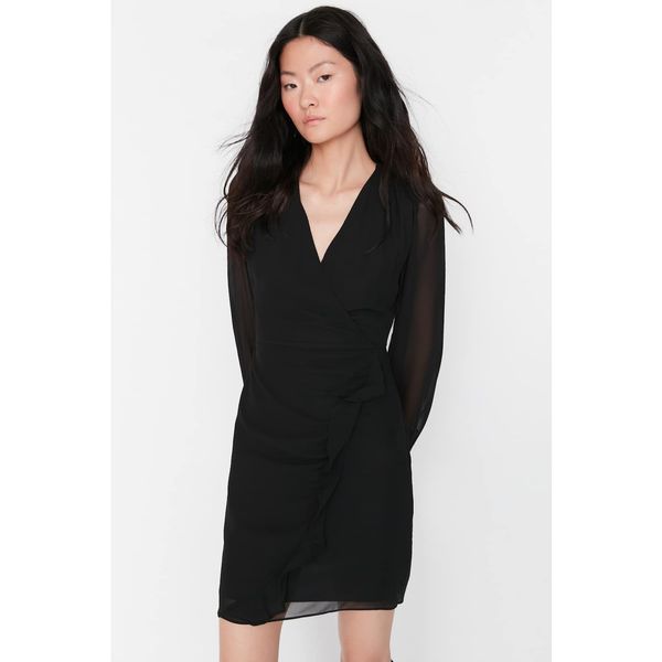 Trendyol Trendyol Black Double Breasted Dress