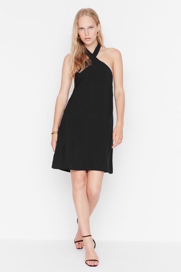 Trendyol Trendyol Black Halter Neck Dress