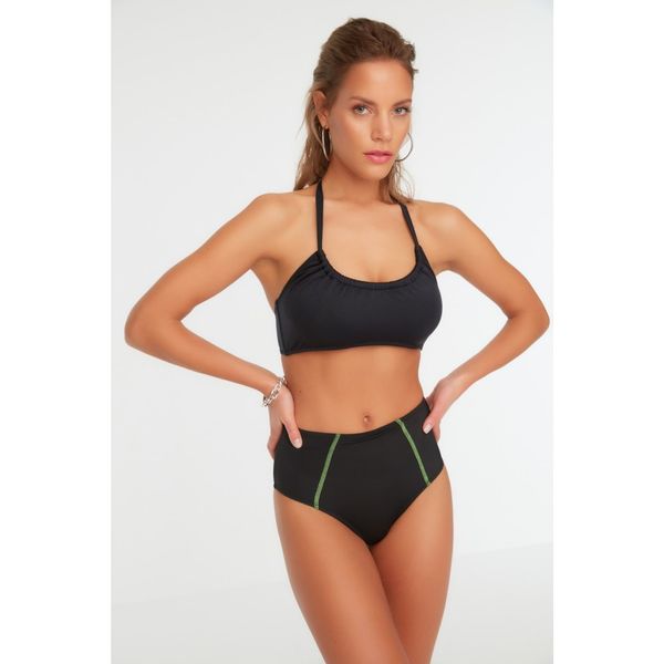 Trendyol Trendyol Black High Waist Bikini Bottom