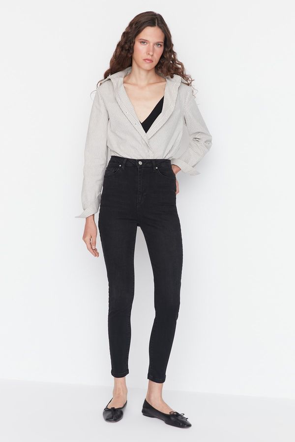 Trendyol Trendyol Black High Waist Skinny Jeans