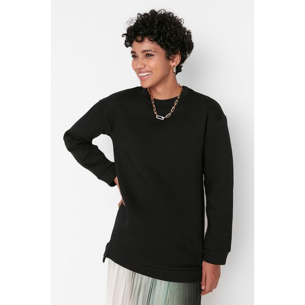 Trendyol Trendyol Black Knitted Sweatshirt