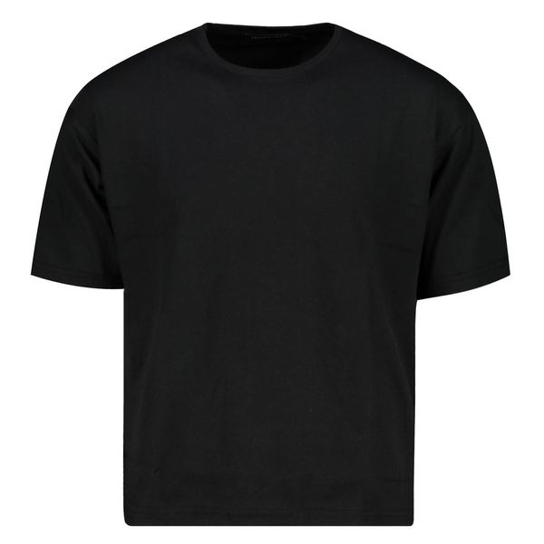 Trendyol Trendyol Black Men's Boxy Fit Crew Neck Short Sleeve T-Shirt