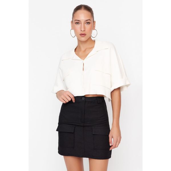 Trendyol Trendyol Black Mini Pocket Skirt