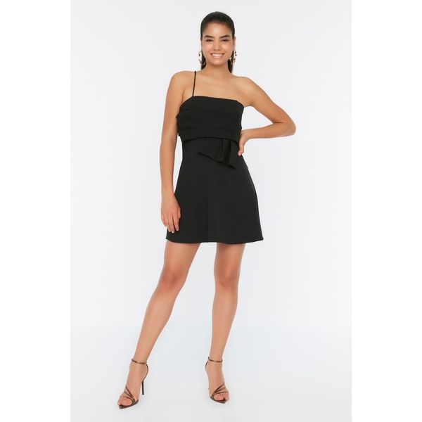 Trendyol Trendyol Black Rib Detailed Dress