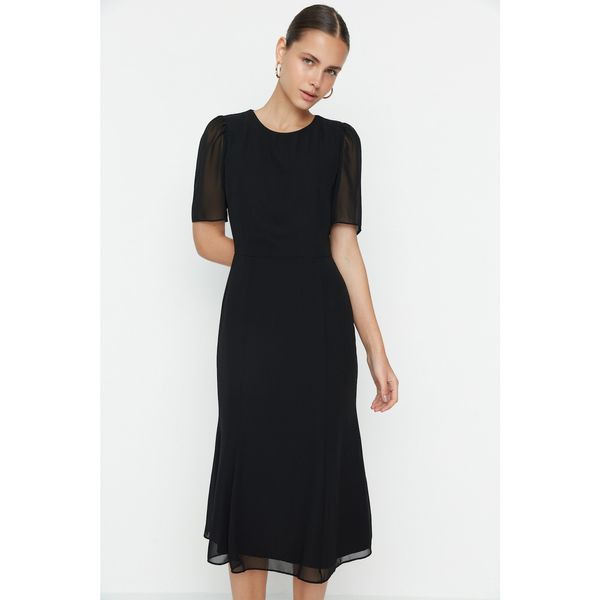 Trendyol Trendyol Black Ruffle Dress