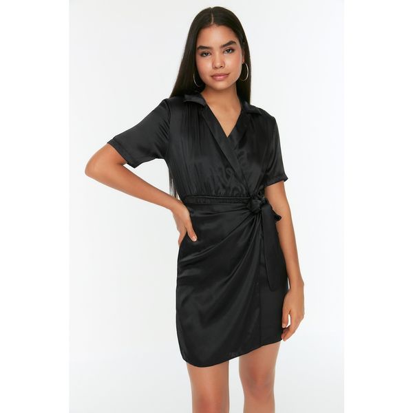 Trendyol Trendyol Black Satin Dress