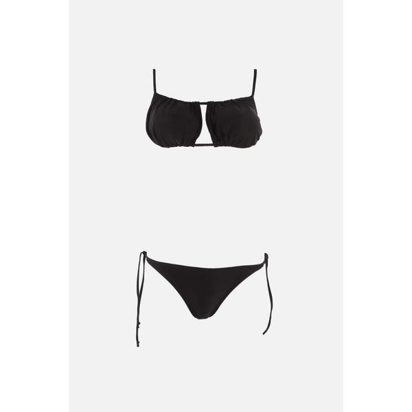 Trendyol Trendyol Black Tie Bikini Set