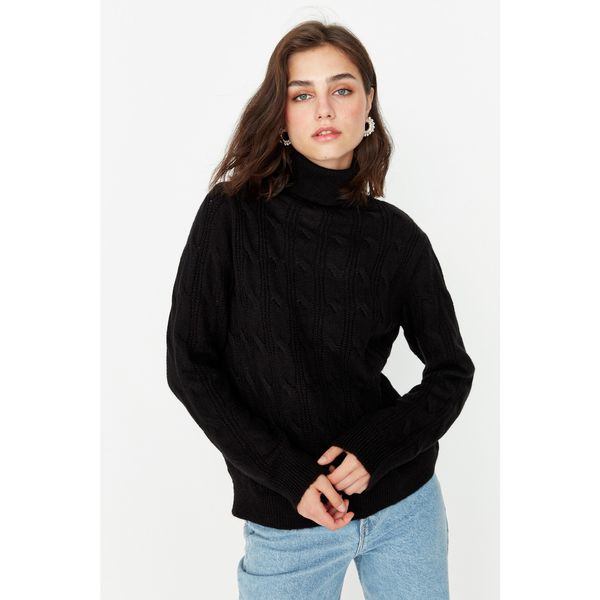 Trendyol Trendyol Black Turtleneck Knitwear Sweater