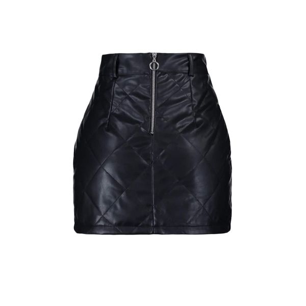 Trendyol Trendyol Black Zipper Skirt
