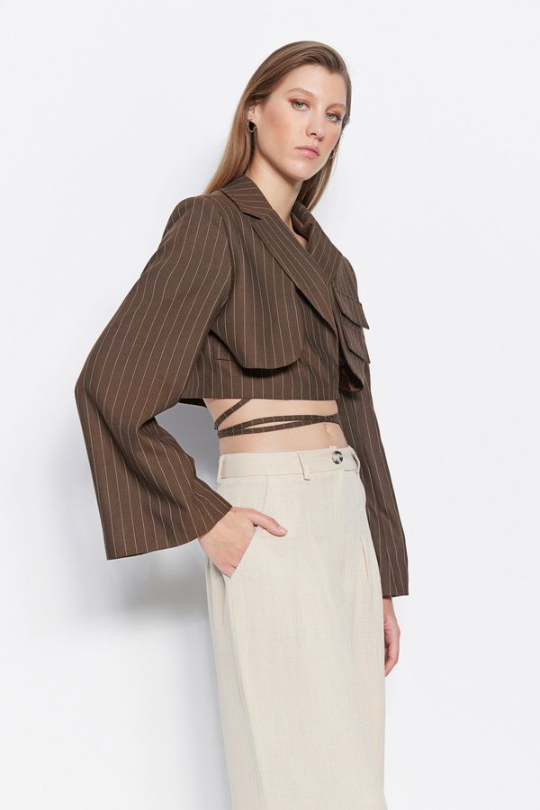 Trendyol Trendyol Blazer - Brown - Oversize