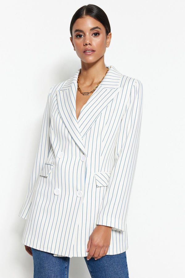 Trendyol Trendyol Blazer - Ecru - Regular