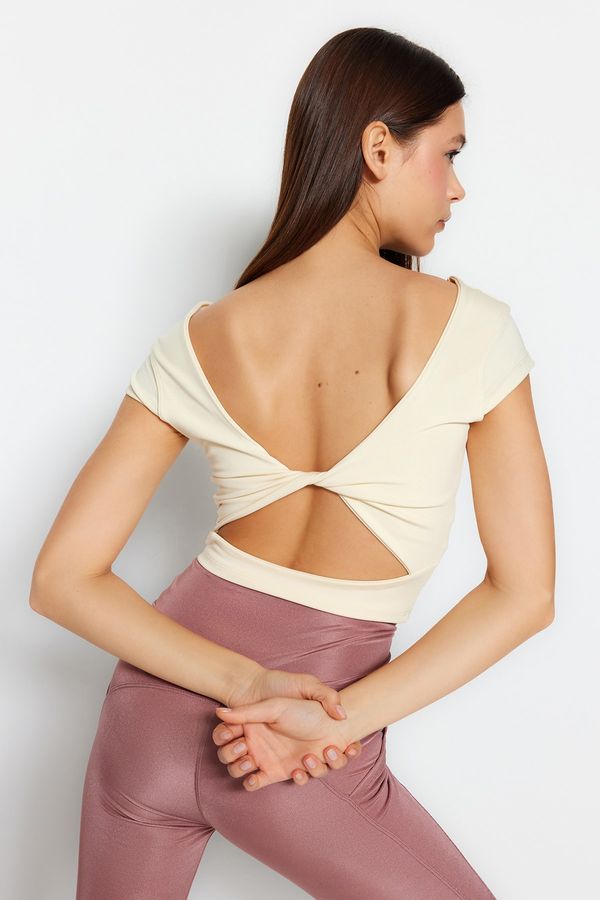 Trendyol Trendyol Blouse - Beige - Fitted